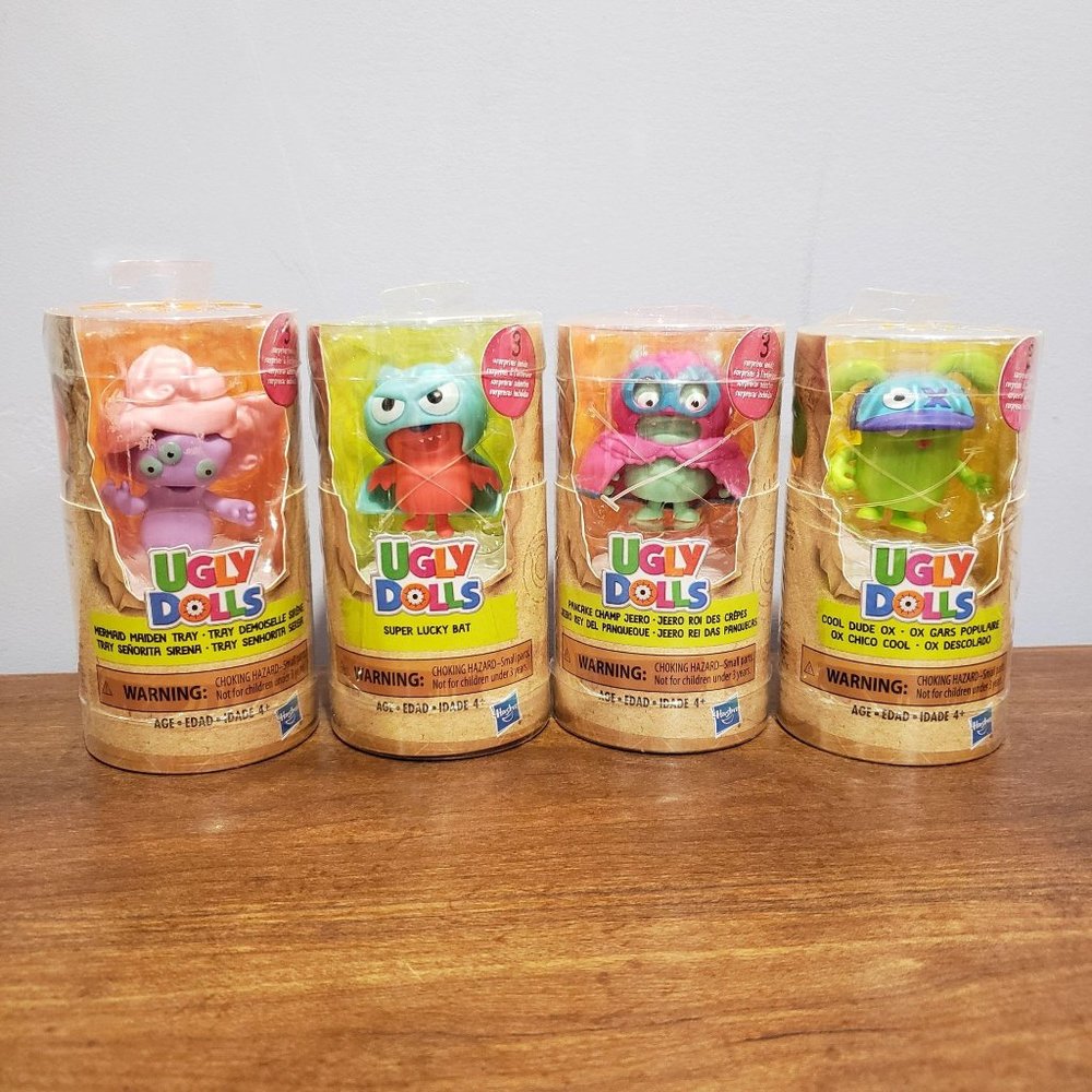 Ugly Dolls Figure Surprise Disguise Set of 4 Ox Je